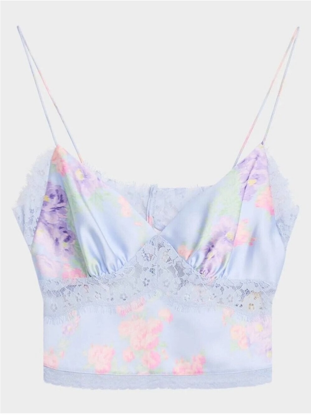 LoveShackFancy Spritely Cami in Peachy Blues size 2